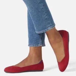 Rothy's Red Ballet Flats